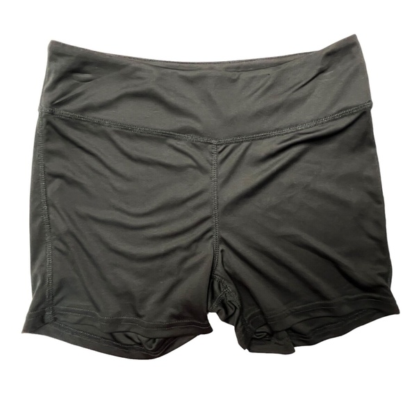 GGblue Luxe Sport Black Shorts Activewear Athleisure Elastic Waistband Stretch M - Picture 1 of 4